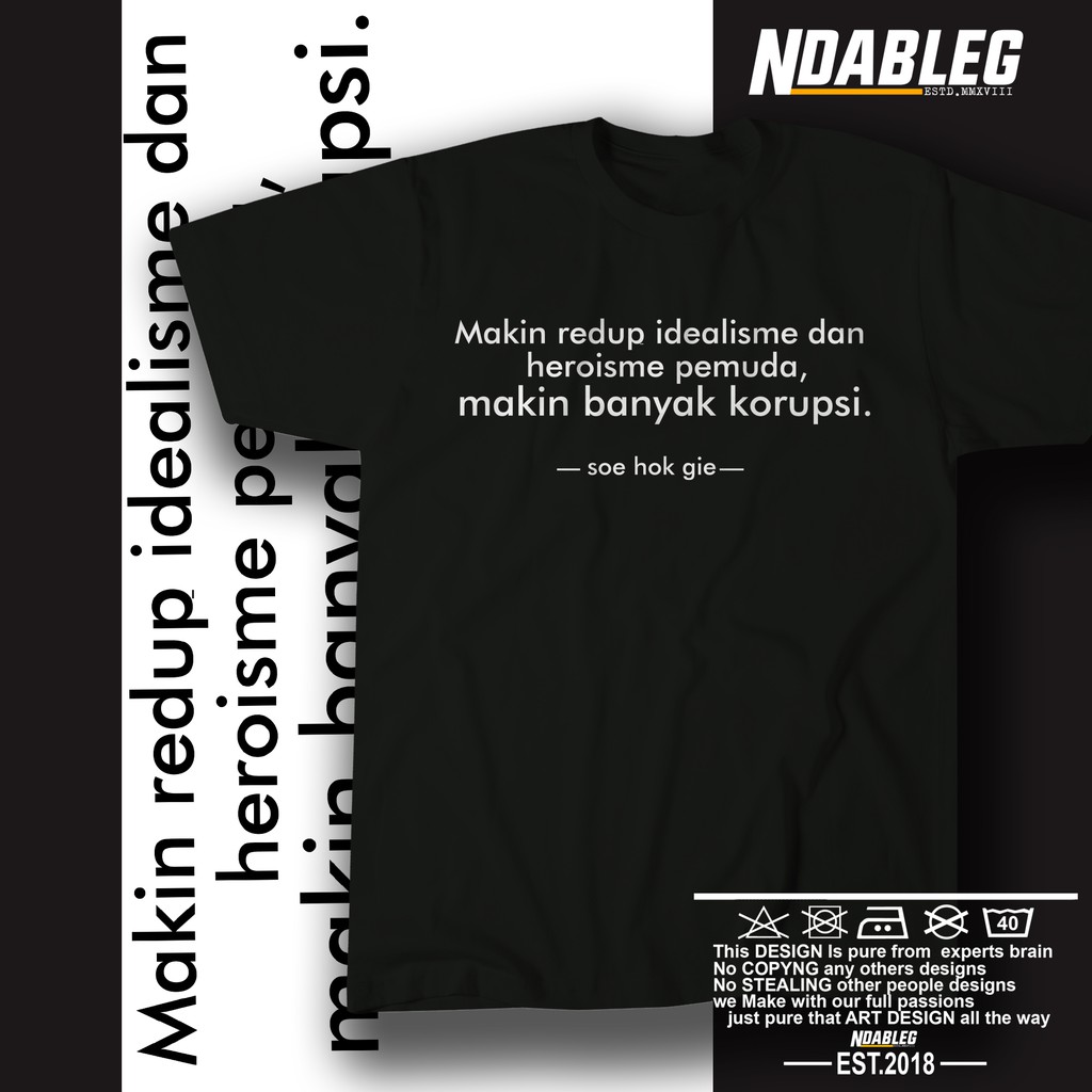 kaos aktivis soe hok gie distro