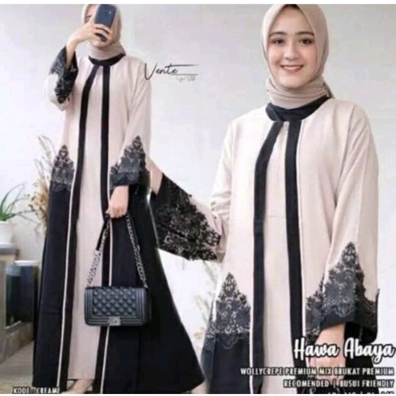 GAMIS SYAR’I ABAYA TURKEY HAWA 08 WARNA-WARNA CANTIK MURAH COD