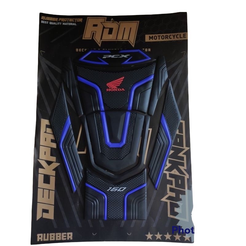 TANKPAD KARET PELINDUNG BODI TANKI PCX 160 NEW/ tankpad pcx new 160 /deckpad pcx/karet tankpad