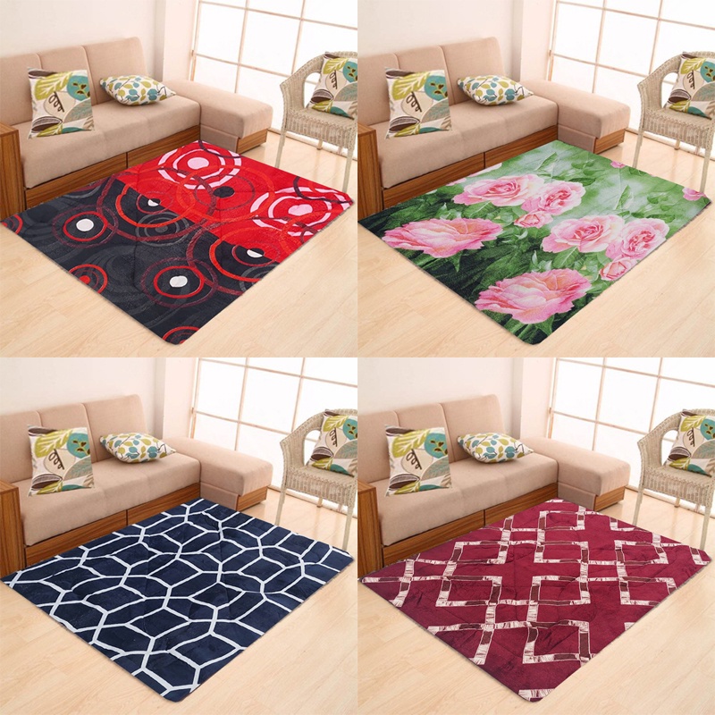 Karpet Selimut Tebal Halus dan Berkualitas Uk 130x180cm Anti Slip Tebal 2cm