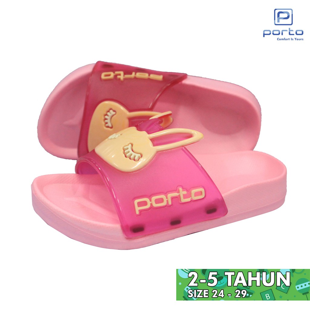 

Porto - Sandal Anak Perempuan 2-5 tahun Lucu model kelinci 909K (RANDOM WARNA)