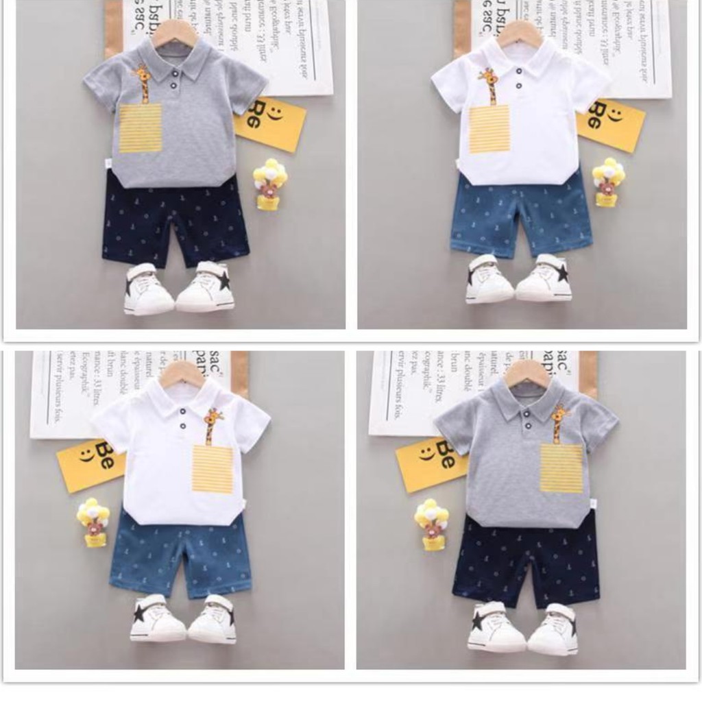 Casual Set Baju Setelan Anak Laki Import Baju Anak Fashion Anak import Baju Set Import Setelan Anak 