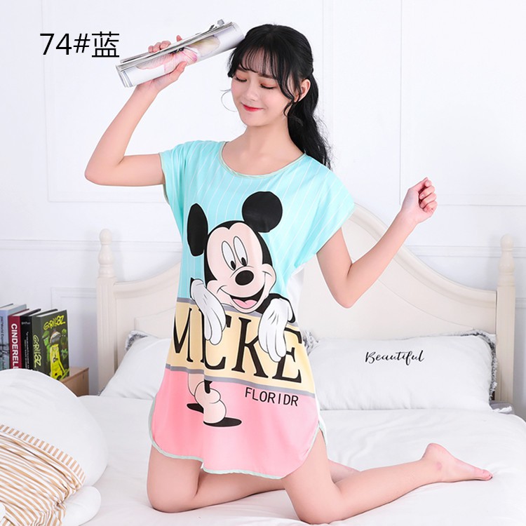 Gobra ♕ PW061 Part 2 Baju Tidur Wanita Piyama Motif Kartun Lucu Pakaian Wanita Daster Variasi Import-No 22 (Warna Random)