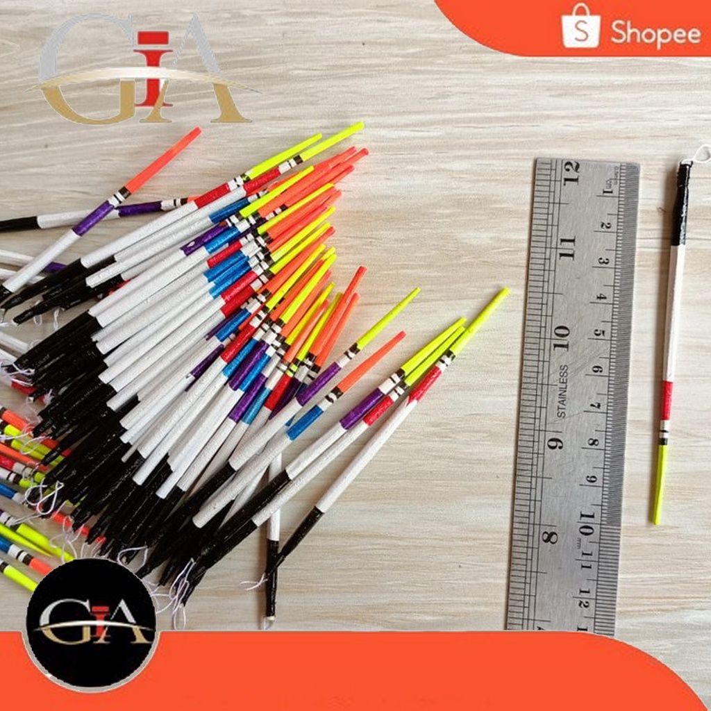 GIA PANCING 10CM PELAMPUNG PANCING KUMBUL PELAMPUNG JARUM TALI UNTUK MANCING IKAN EMAS