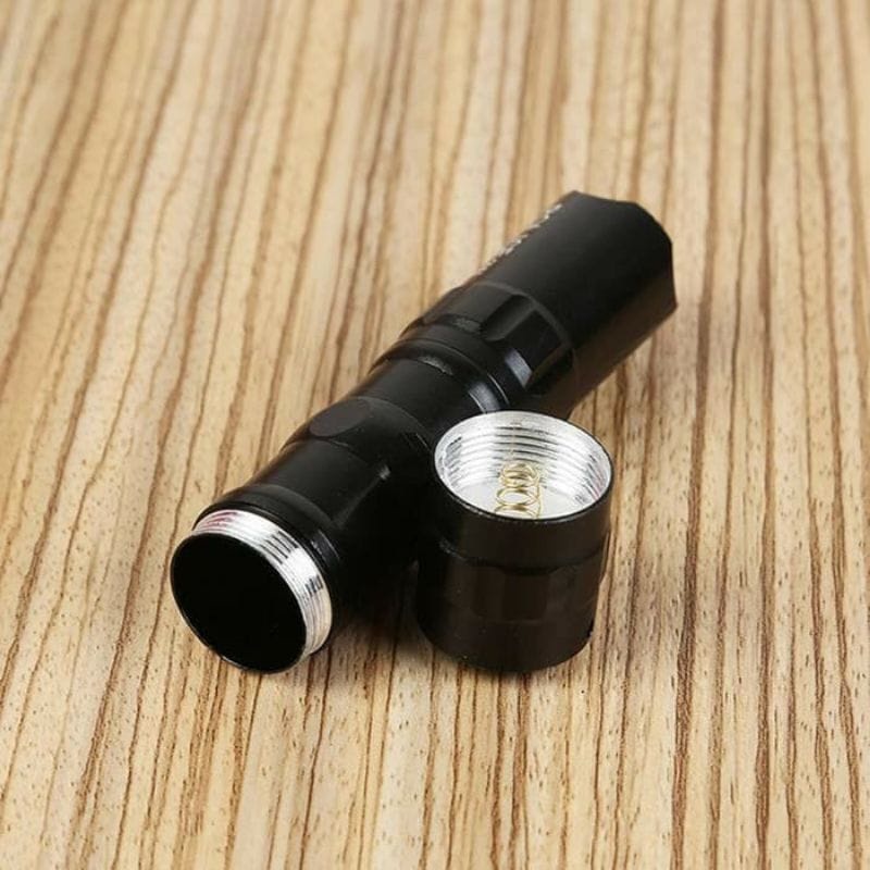 Senter Mini LED 3W Flashlight Lamp Tenaga Baterai AA