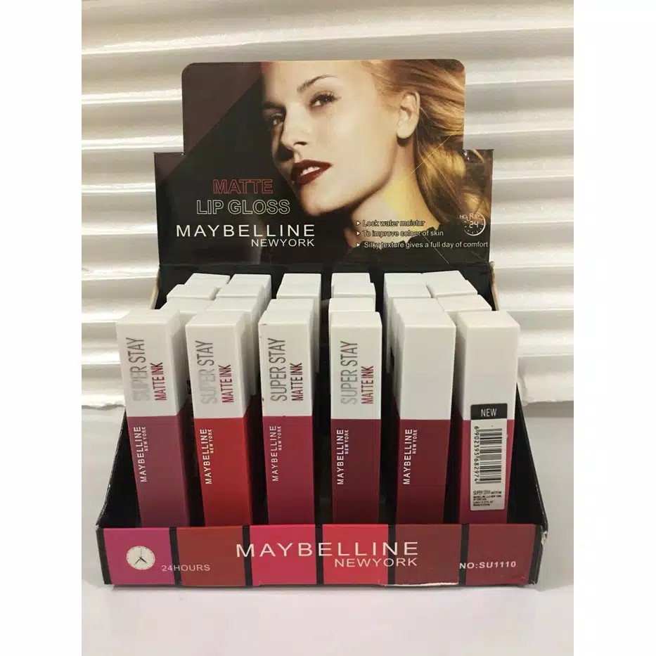 Lipcream Maybelline Matte Ink / 1 Box Lipstik Maybelline Isi 24pcs