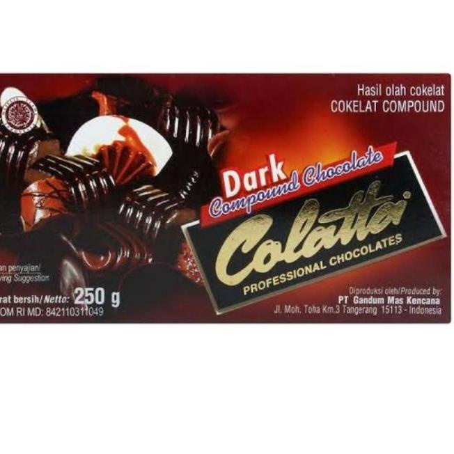 

KodeCc1C6--Colatta Dark Compound Chocolate 250gr.