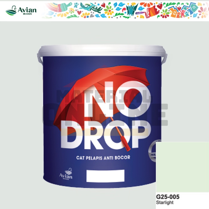 NO DROP TINTING Starlight G25-005 Galon Kemasan 5 kg, Isi 4kg Cat Pelapis Anti Bocor Luar Dalam Outd