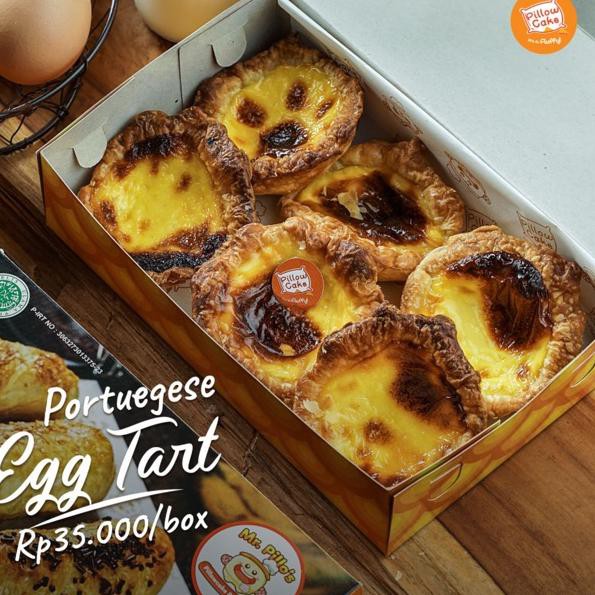 

Recomended.. Portuguese Egg Tart by PillowCake (Isi 6 pcs / per box)