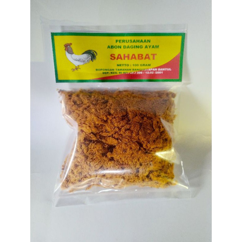 

Abon Ayam Asli Sahabat 100 Gram