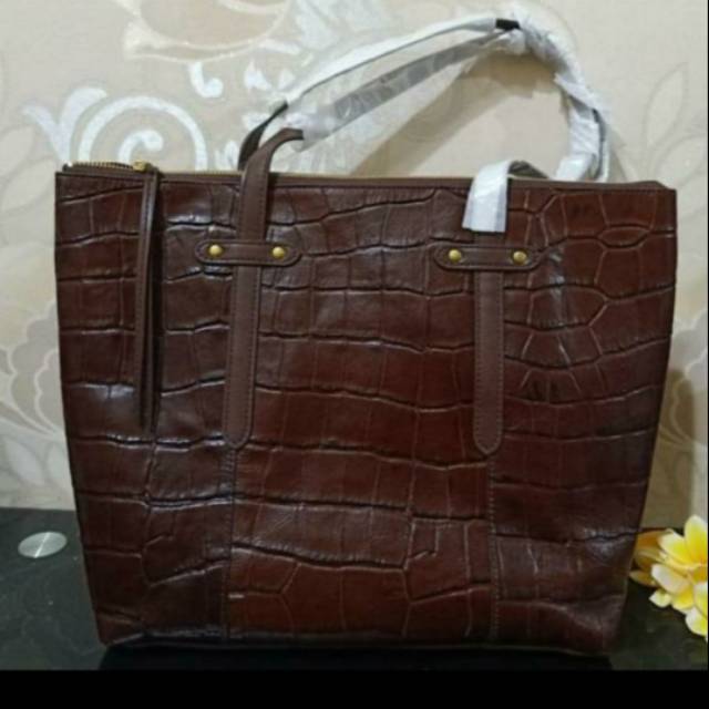 Fossil Felicity Satchel Croco