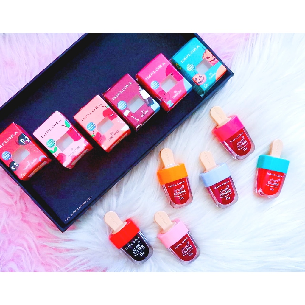 Implora Original LIPTINT AWET TAHAN LAMA - IMPLORA CHEEK &amp; LIPTINT TERMURAH ORIGINAL 100%