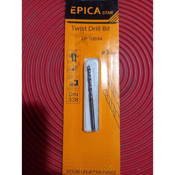 MATA BOR BAJA INDUSTRIAL 3mm  EPICA