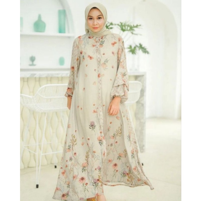 Malina Dress Soft Ember L & XL by Benang Jarum