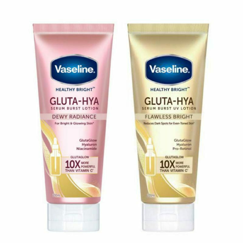 Vaseline Gluta-Hya Serum Burst Lotion 10X lebih baik dari Vitamin C