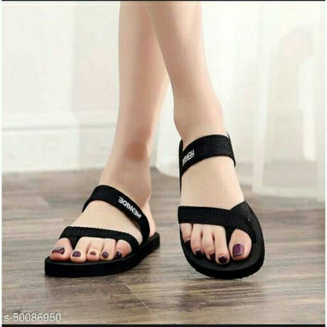 Sandal Karet Trendy Model silang