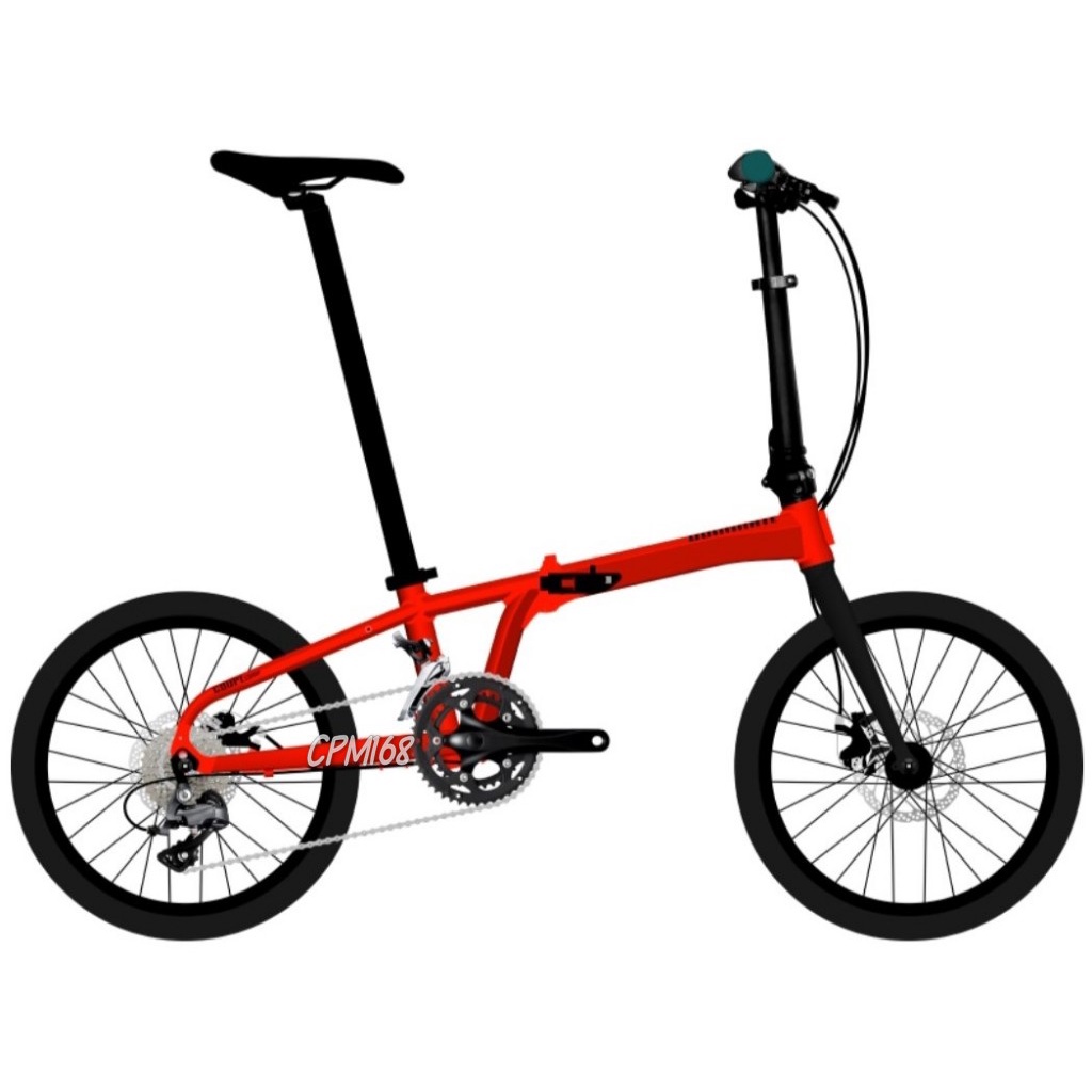 Sepeda Lipat DOMINATE COUPE COMP ALLOY 9 SPEED 20 Inch EDISI 2022