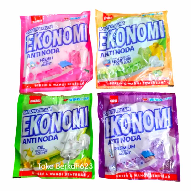 5 Sachet EKONOMI Sabun Cream 1.000 Netto 67gr - Sabun Colek