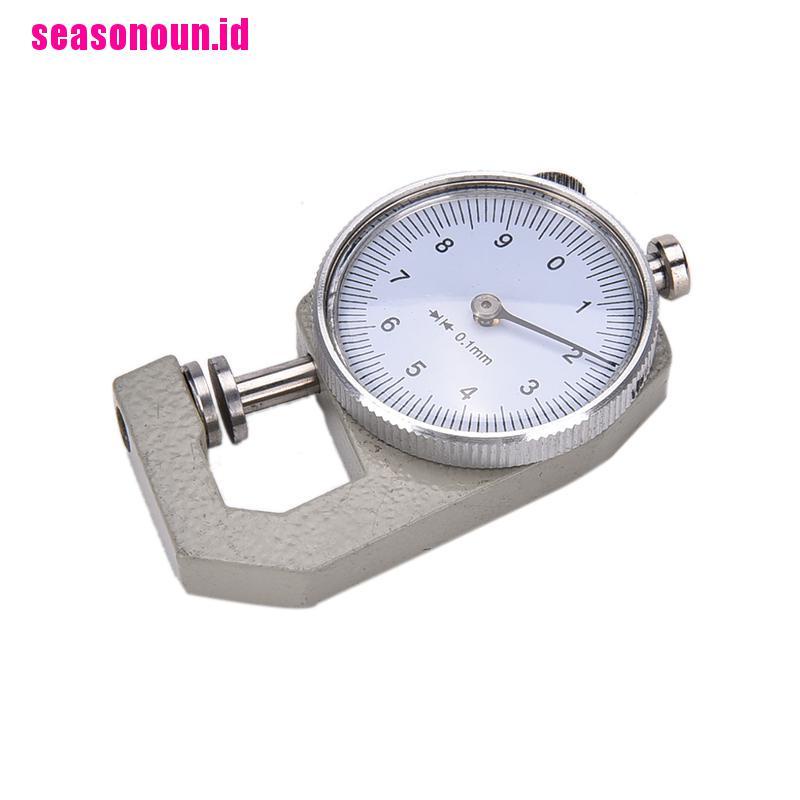 Pengukur Ketebalan Kulit 0-10mm Bahan Metal