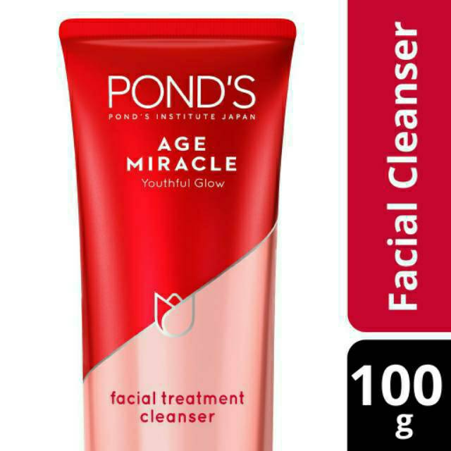 Ponds Age Miracle Facial Foam 100g Sbun Cuci Muka Age Miracle
