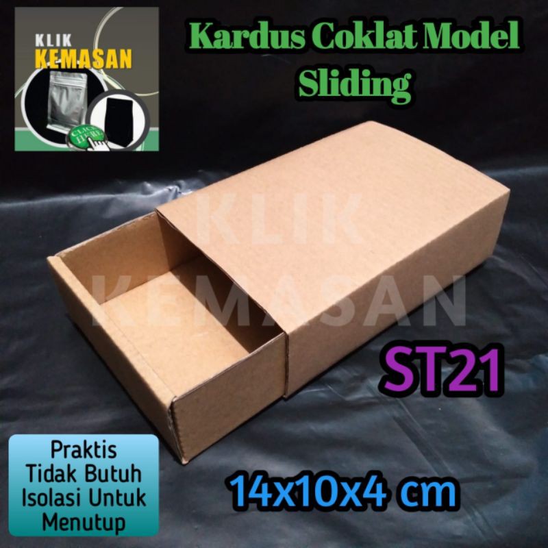 

KOTAK SLIDING ST-21 COKLAT KARDUS KARTON BOX HP AKSESORIS SOUVENIR
