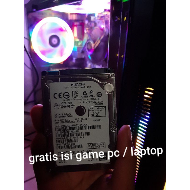 hardisk laptop 500 gb