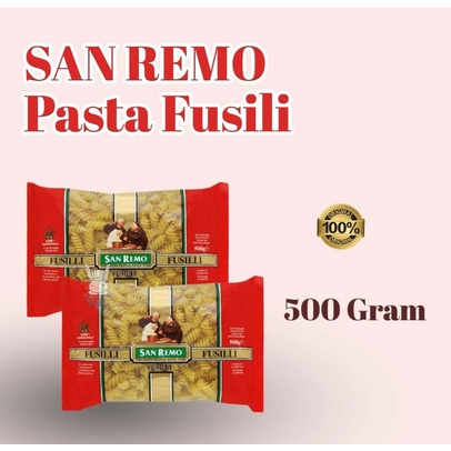 

SAN REMO PASTA FUSILI 500gr