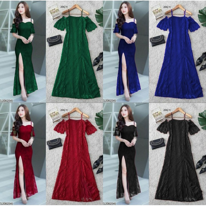 *[HNFK] Longdress Wanita / Dress / Dress Korean Style / Baju Dress Wanita Kekinian / Dress Pesta Mewah Elegant