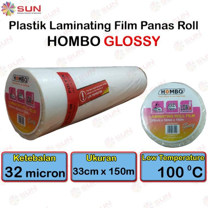 

Laminating Panas Glossy Roll Merk Hombo 330 Mm