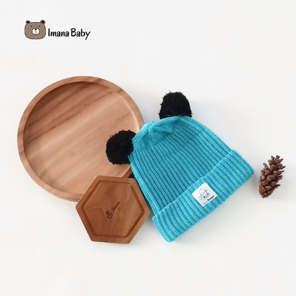 Kupluk Bayi Rajut All Size Topi Bayi / Kupluk Bayi Pom pom