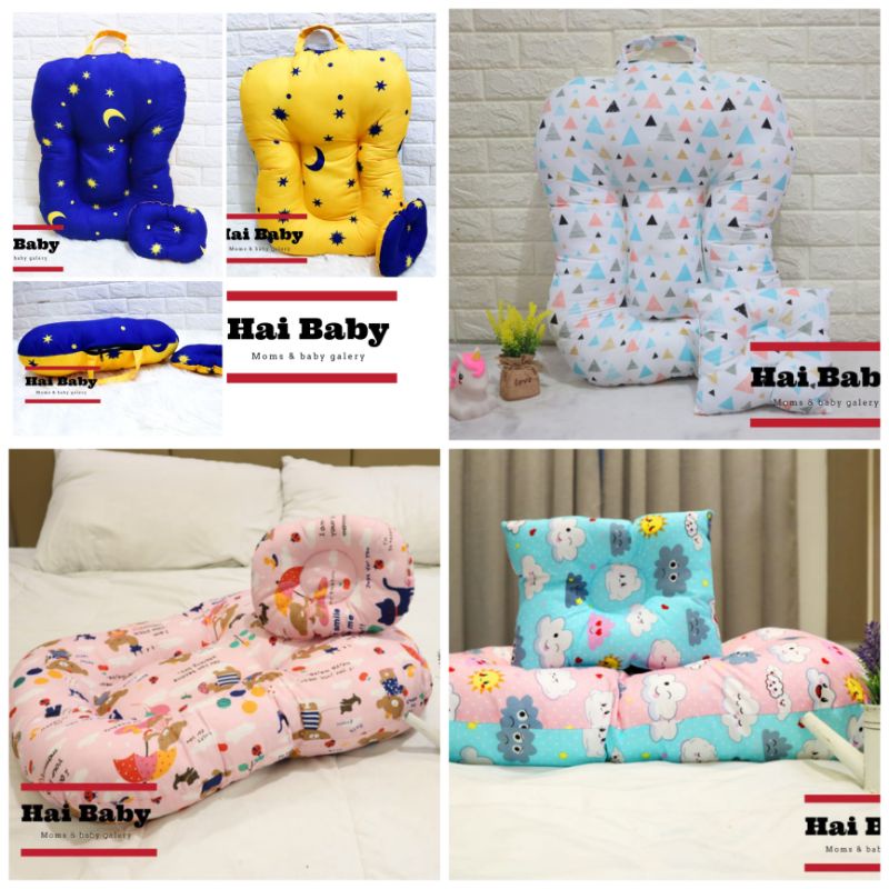 [Jumbo] Sofa Bayi Ukuran Besar / kasur bayi multifungsi ( FREE Bantal + TAS )