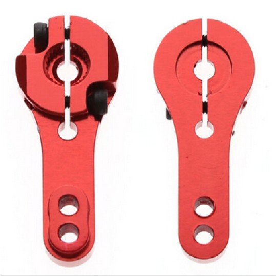 Metal Servo ARm 25T Remote Control Rc Metal Servo Arm Lengan 25T Steering - Merah