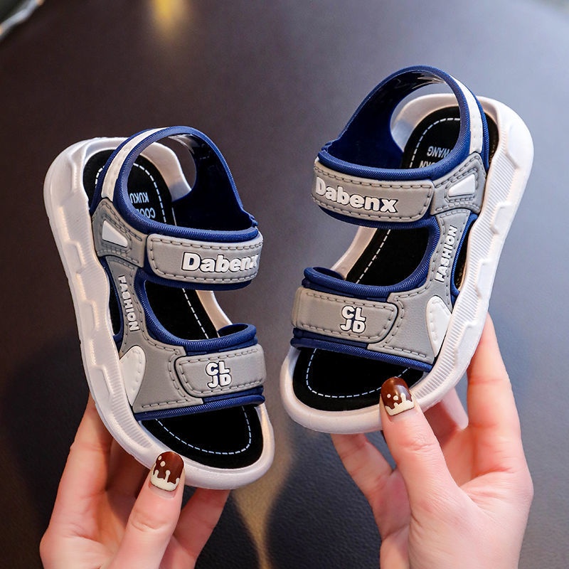 LittleAaron DABENX 909+7 Sandal gunung Sepatu Sandal Anak Laki Laki Bahan PU Model Lucu 2-6 Tahun Import Sport Termurah