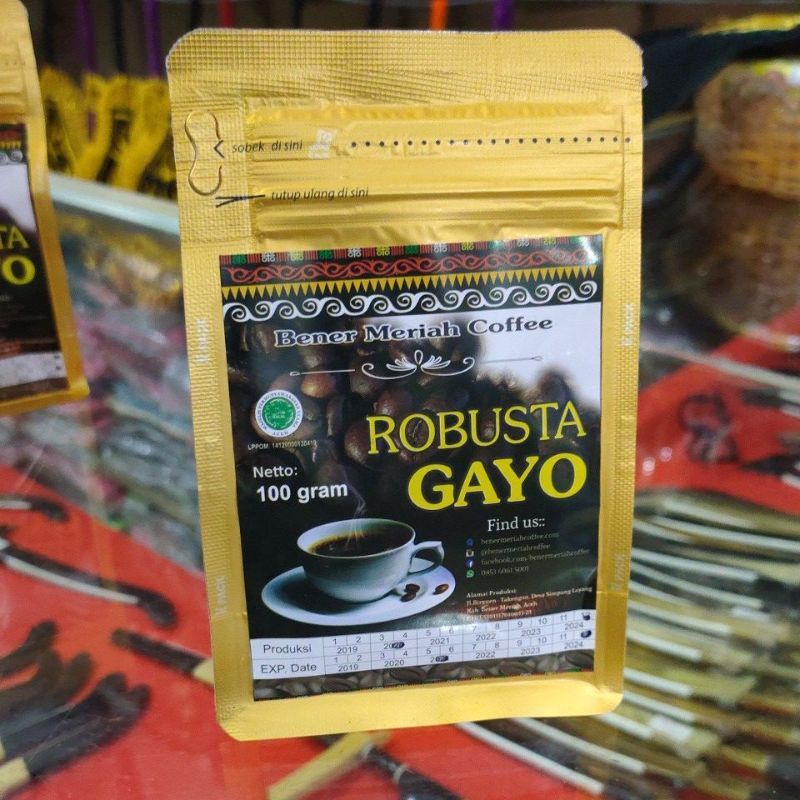 

kopi robusta Gayo premium 100 gr