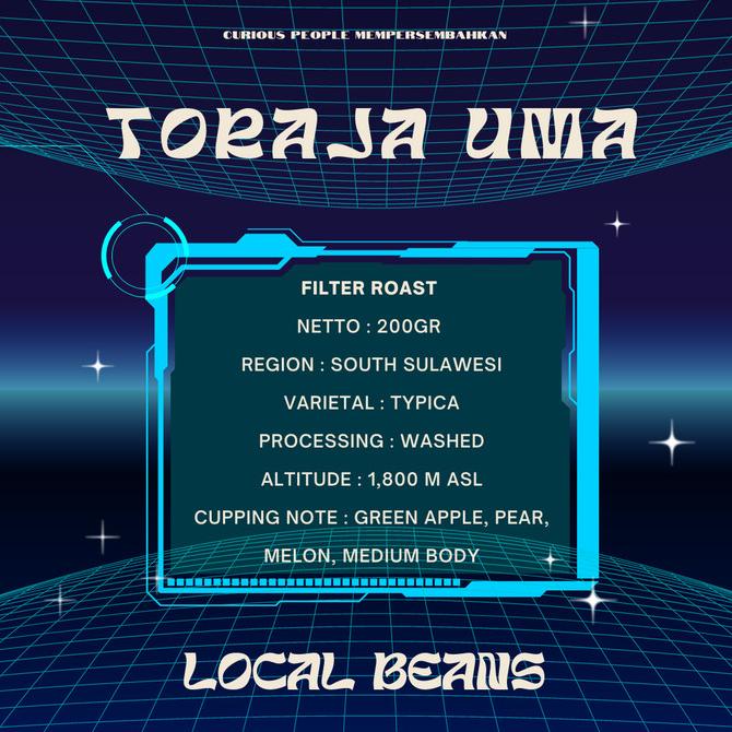 

[COD] Biji Kopi Arabika Manual Brew - Toraja Uma - 200 gr [COD]