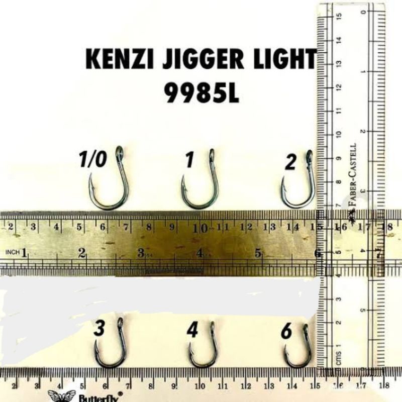 MATA KAIL JIGGING HOOK KENZI JIGGER LIGHT 9985L