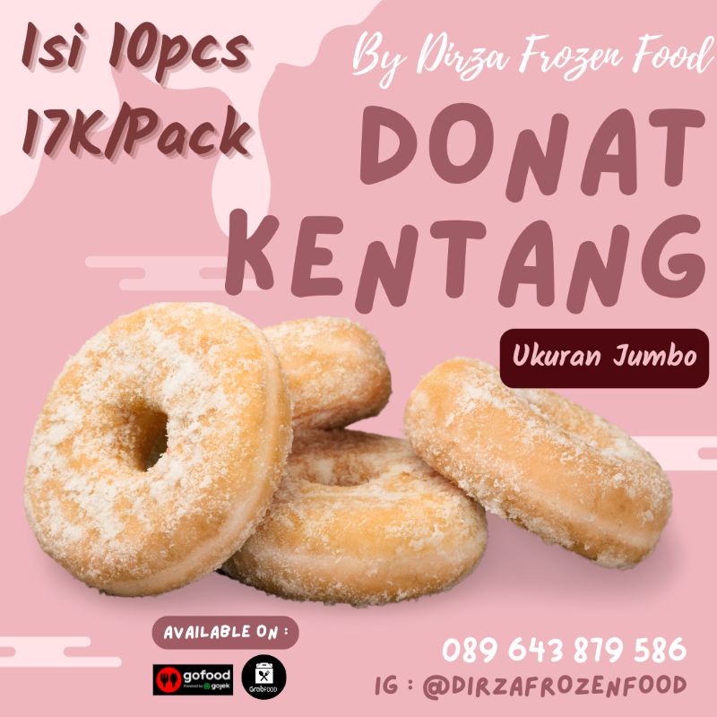 

Donat Kentang isi 10Pcs - Donat Empuk Enak