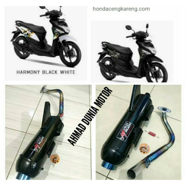 KNALPOT RACING BOBOKAN HONDA BEAT MODEL LEHERAN PELANGI EMBER TERBARU.