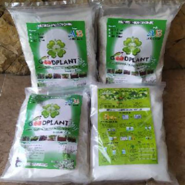  PUPUK  NUTRISI HIDROPONIK  AB MIX 5 LITER GOODPLANT Shopee 