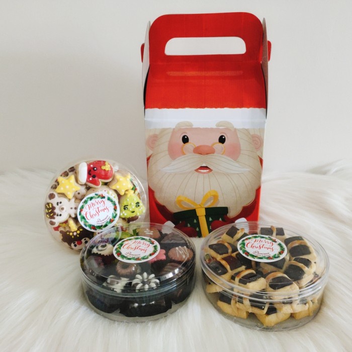 

Christmas - Parsel Hampers Natal Santa Claus Isi 3 Toples