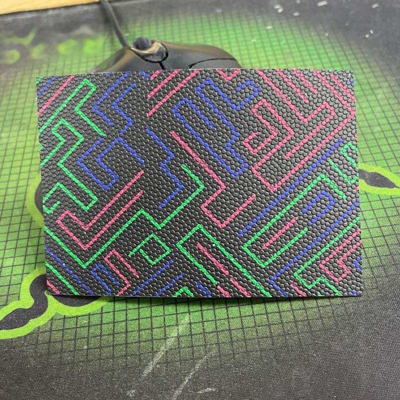 Cre Grip Samping Mouse Gaming Logitech Razer Diy Elastis Anti Slip / Keringat 98x68mm