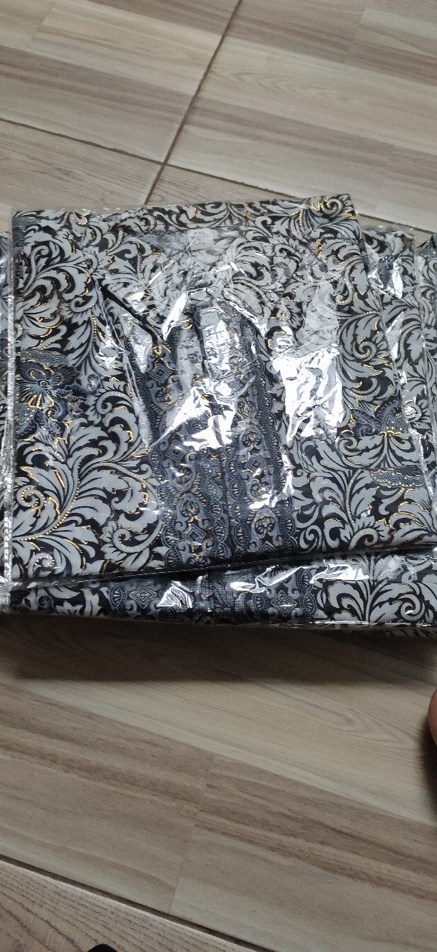 Lembayung.id / Kemeja Batik Lengan Panjang Keong Silver