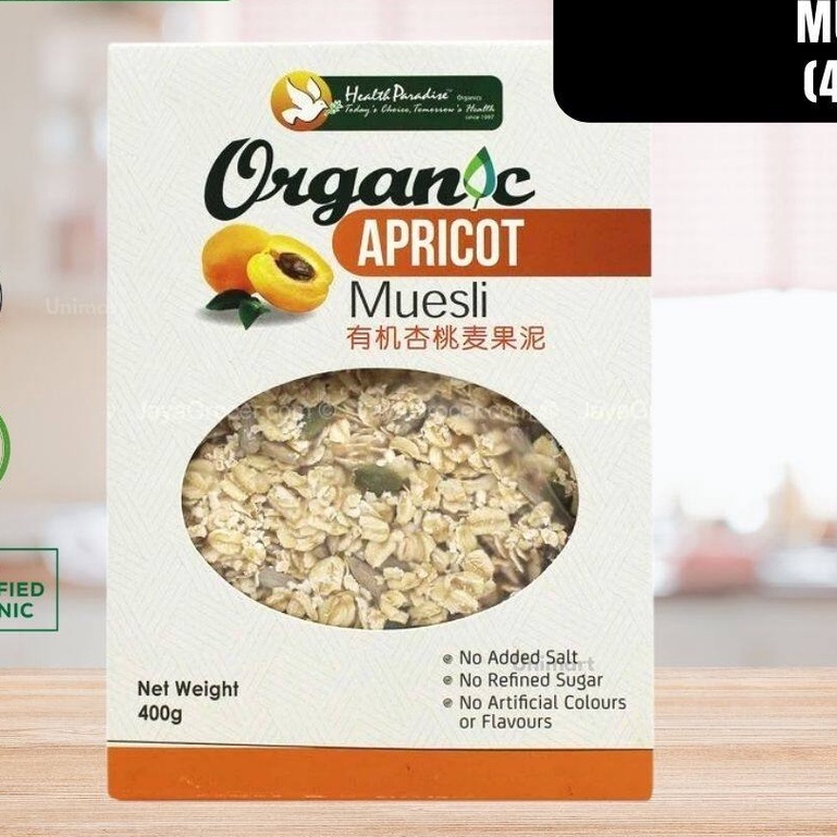 HP Organic Apricot Muesli 400gr