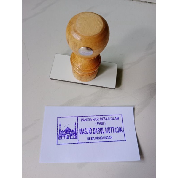 

Stempel Kayu, Stempel Biasa, Sehari Jadi, Langsung Kirim