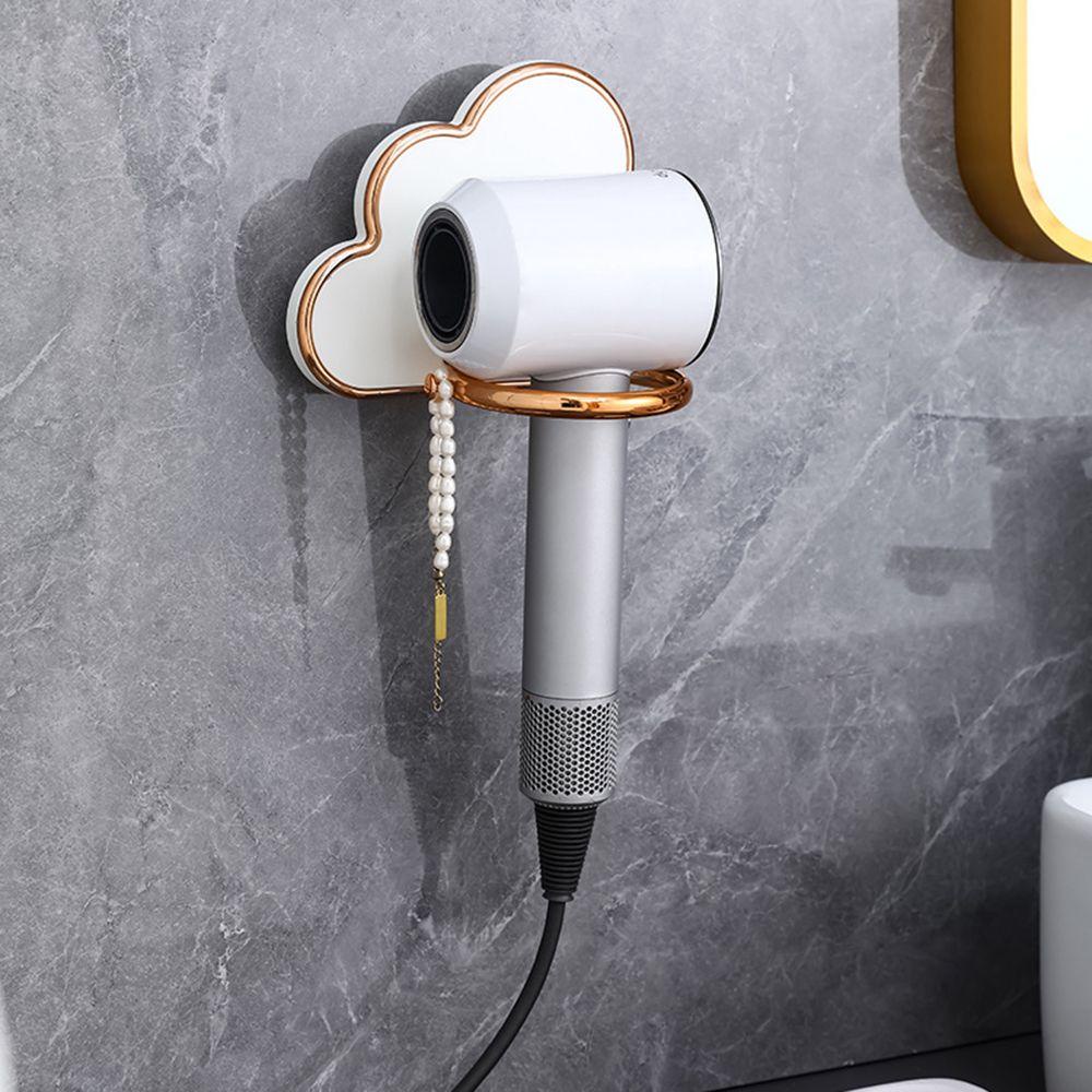 Populer Rak Pengering Rambut Ruang Ganti Kamar Mandi Organizer Anti Lembab Dipasang Di Dinding Tidak Mudah Karat Bebas Pukulan