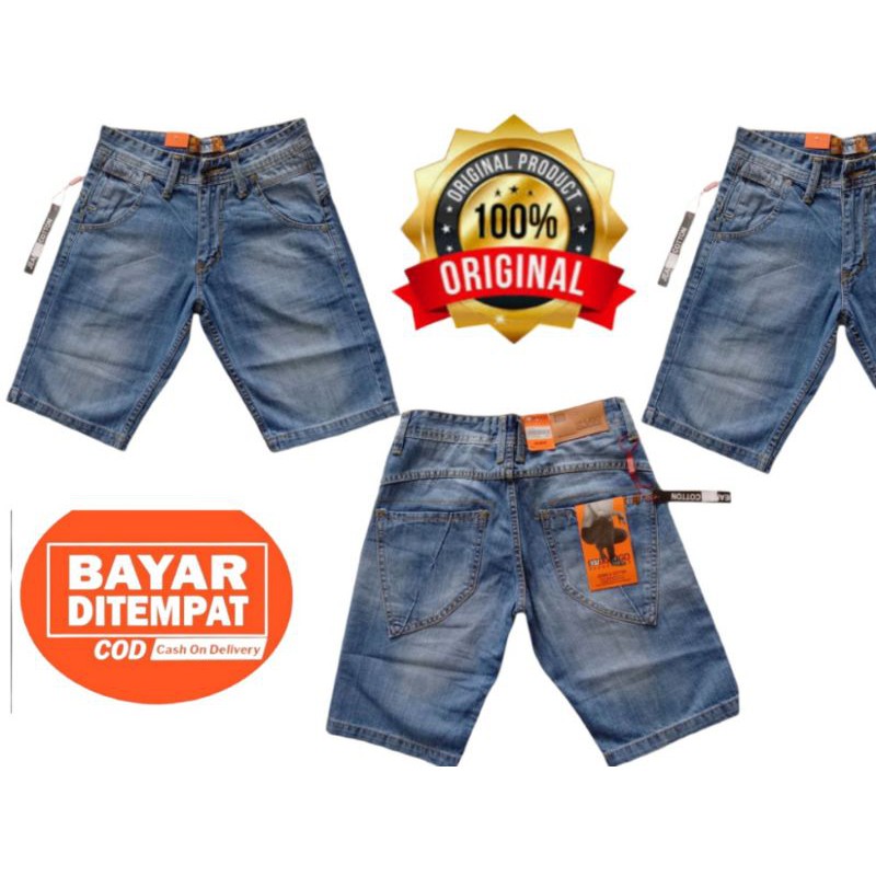 HUGO BLESS DENIM//JEANS PENDEK FASHION  PRIA - ORIGINAL