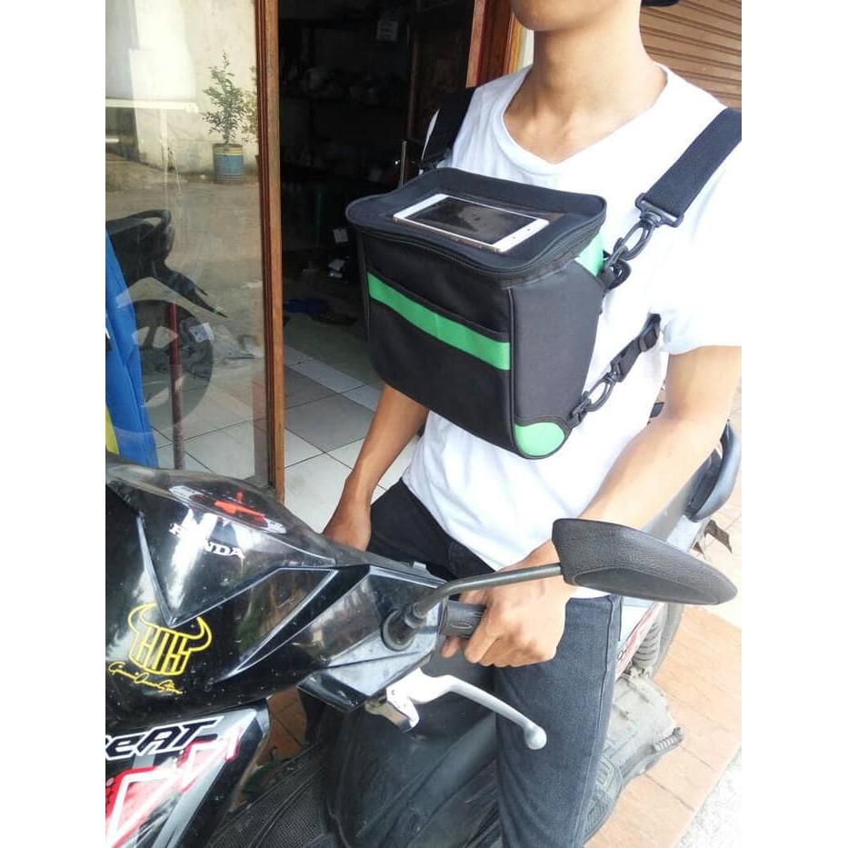 TAS OJEK ONLINE | TAS GOJEK | TAS GRAB BIKE | TAS UBER | ANTI AIR - hot item