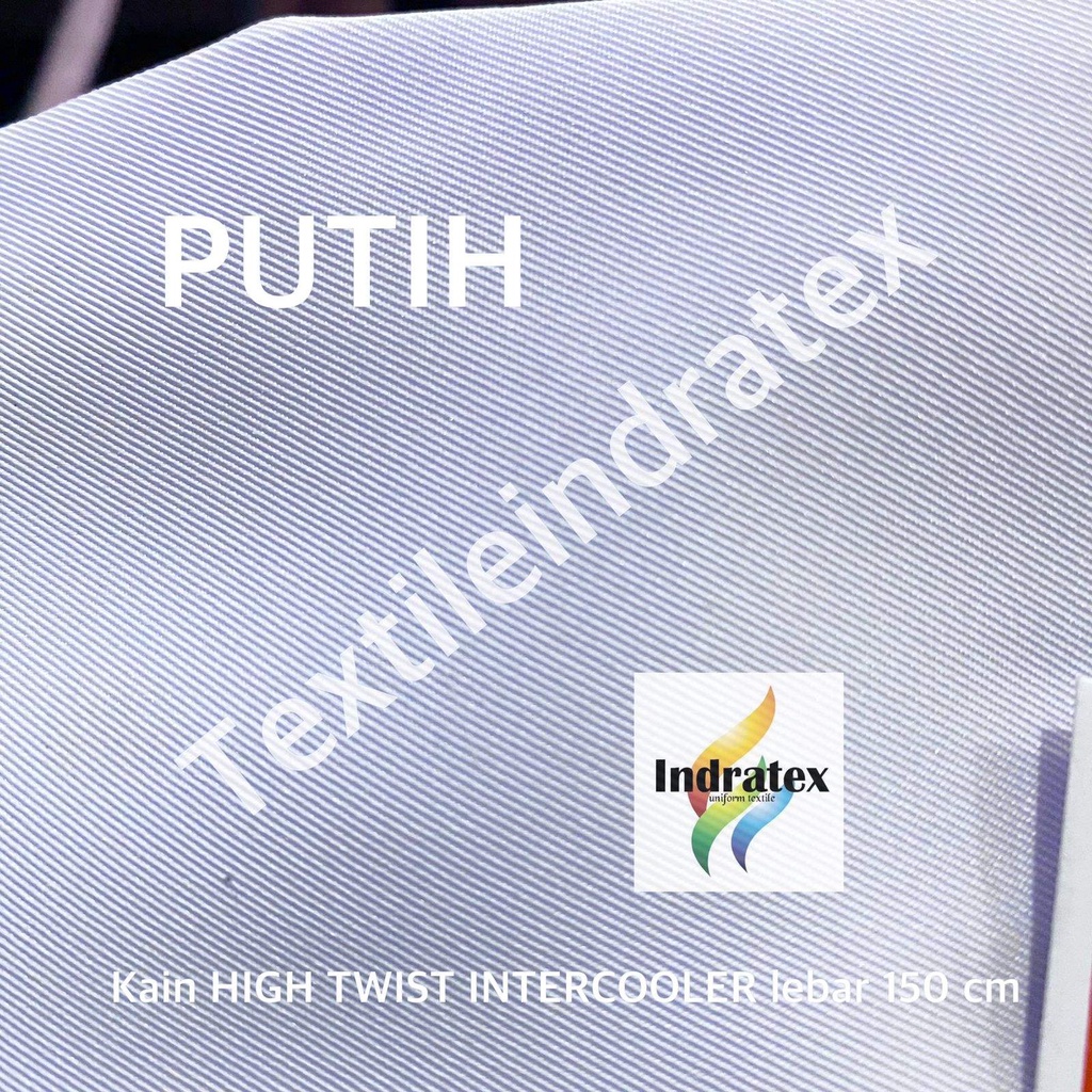 ( per setengah meter ) Kain twill drill polyester HIGH TWIST INTERCOOLER bahan celana baju jas seragam pramuka SAFARI PDH KULOT tunik Lebar 150 cm