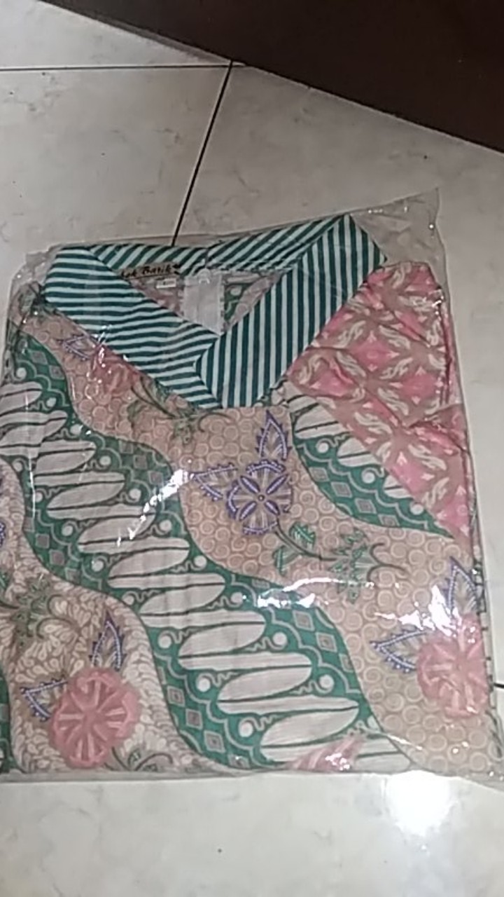 Baju Batik Wanita Modern Monalisa Genes M,l,xl Asli Pekalongan