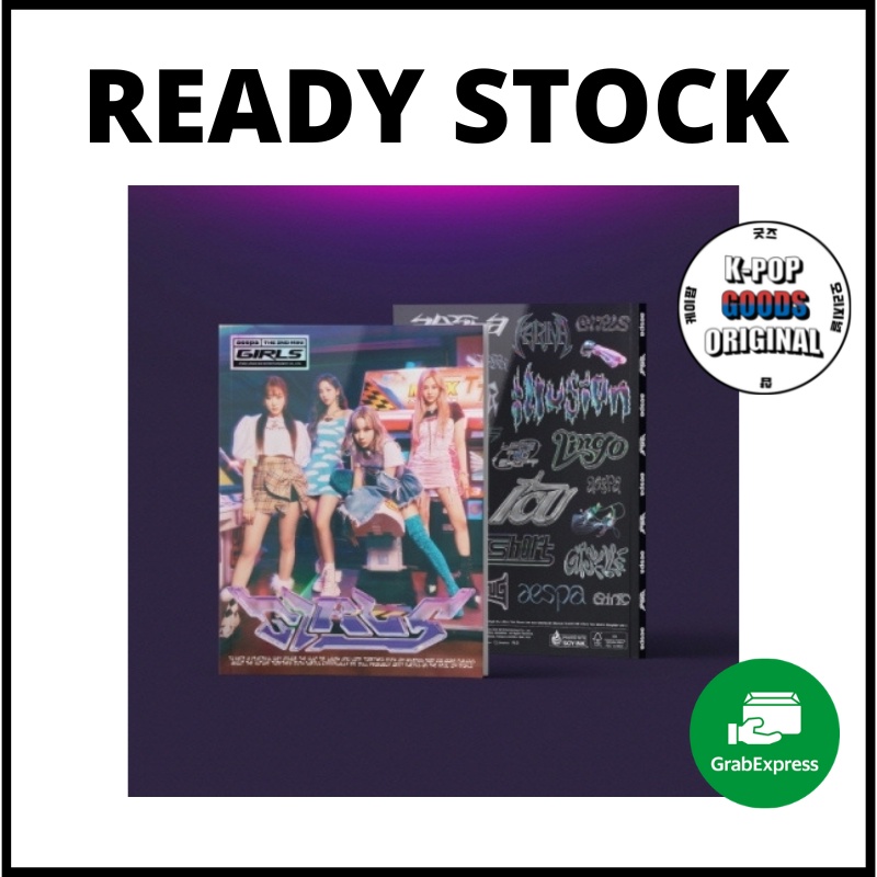 [ALBUM SEALED READY STOCK] AESPA - GIRLS (2ND MINI ALBUM) DIGIPACK, KWANGYA, DAN REAL WORLD VER